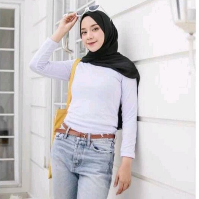 Terlaris (COD) Manset ILLORI (Feyza) Size M Baju Dalaman Spandek | Lengan Panjang Kerah Turtleneck