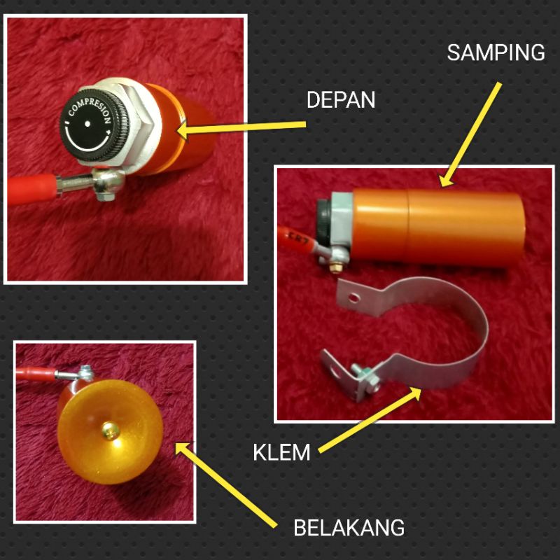 ALA ALA TABUNG SHOCK PISAH (HANYA UNTUK VARIASI)