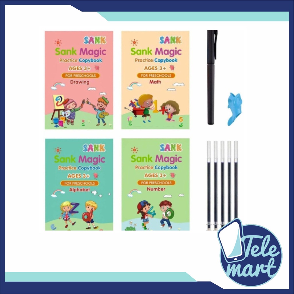 

[Home.Galleri] Buku Sank 4IN1 Latihan Menulis Kaligrafi Sank Magic Practice Book Sank