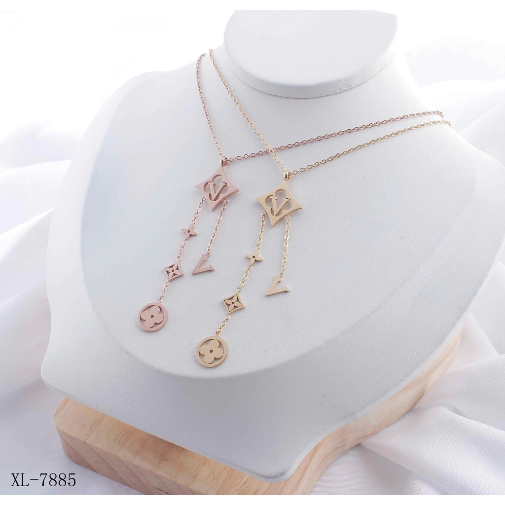 Titanium Set Perhiasan Fashion Kalung/Gelang/Anting 7885/8185/2513