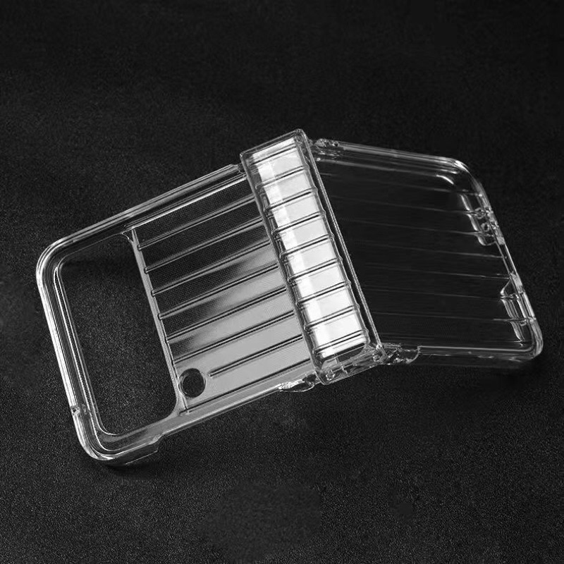 Casing Flip 4 3 Lipat Motif Koper Rimowa Transparan Untuk Case Samsung Galaxy Z