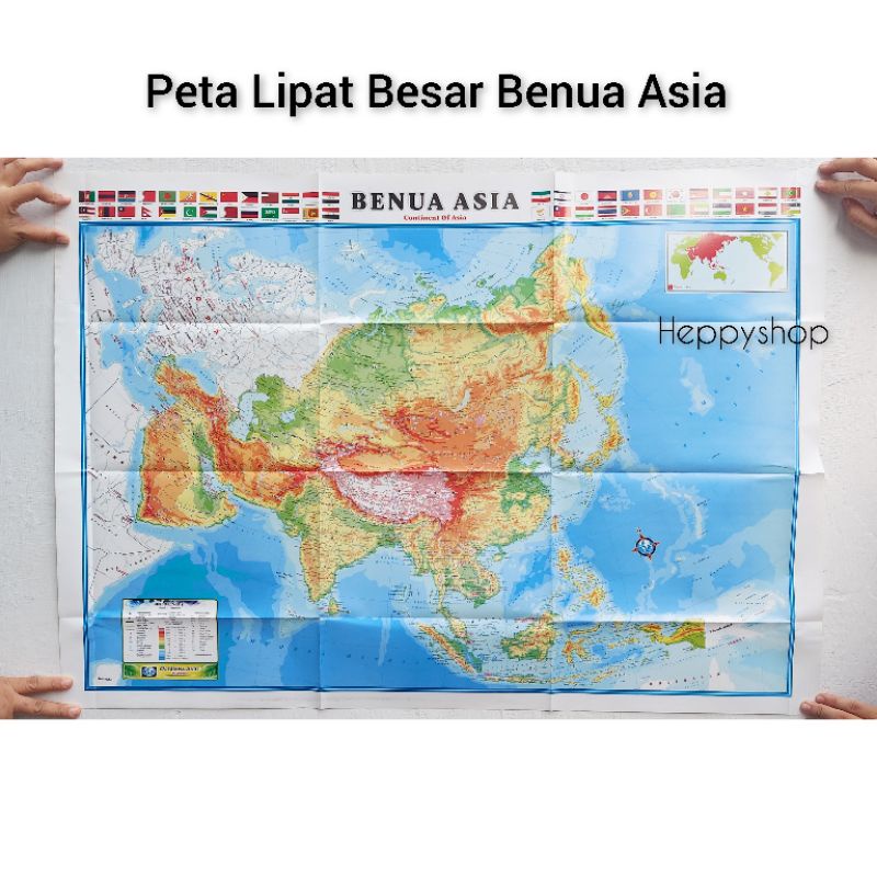

Peta Lipat Besar Benua Asia