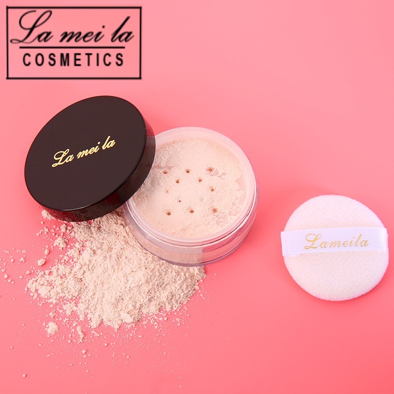 Lameila Bedak Tabur Make Up Powder Pengontrol Minyak / Lameila Geometry Loose Powder