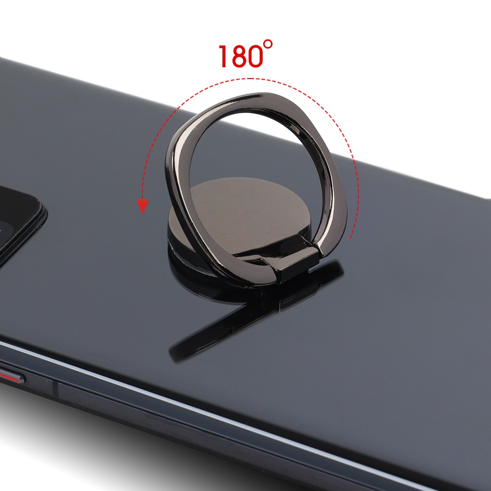 360° Ring Stand Holder Bahan Metal Dapat Diputar Untuk Smartphone Universal