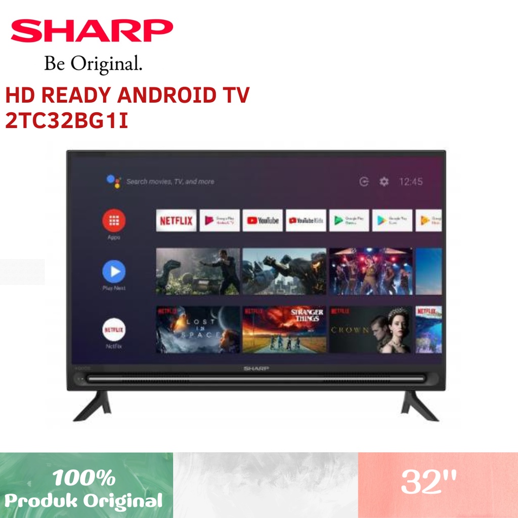 Full-HD Android TV 32" SHARP 2T-C32BG1I
