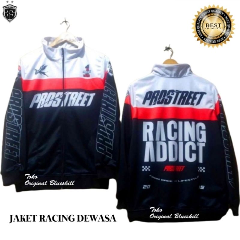 Jaket racinghell / jaket racing bahan lotto tebal / jaket motor printing / jaket balap terlaris