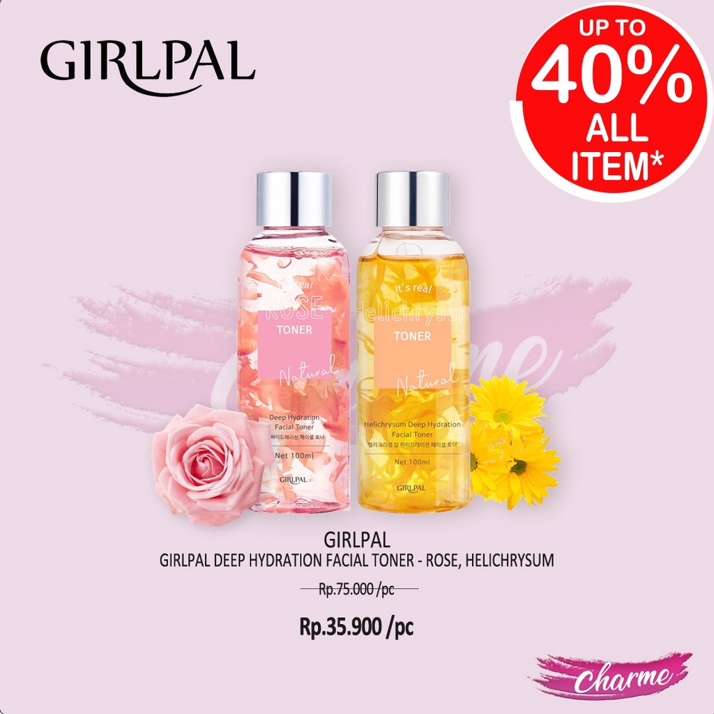 (READY) GIRLPAL Rose Deep Hydration Facial Toner