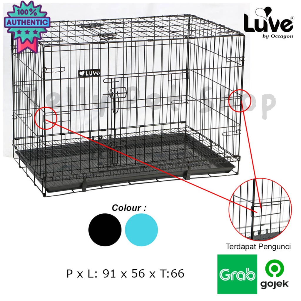 Kandang Anjing / Kucing Octagon Besar / Octagon Pet Cage