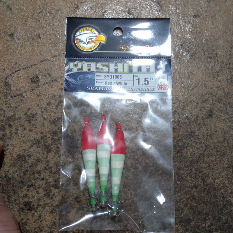 Umpan cumi apolo 1,5 merah scotlet