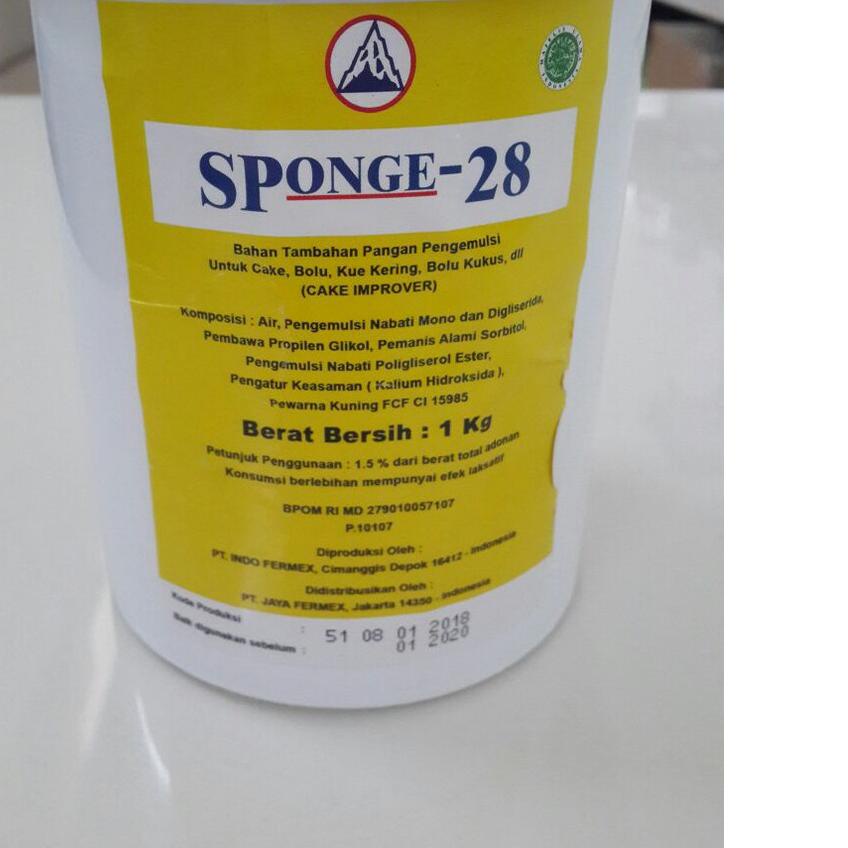 FREE ONGKIR!sp merek 28 sponge 28 cake emulsifier pengembang kue 1kg|RA2