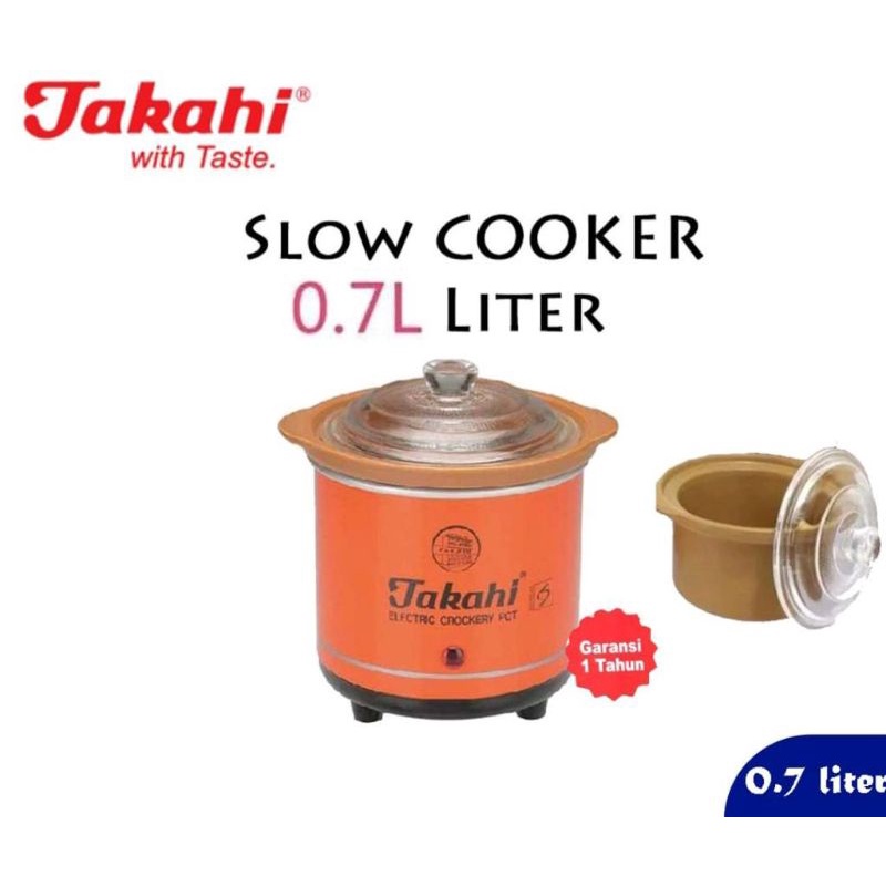 Takahi Slow Cooker 0,7 liter