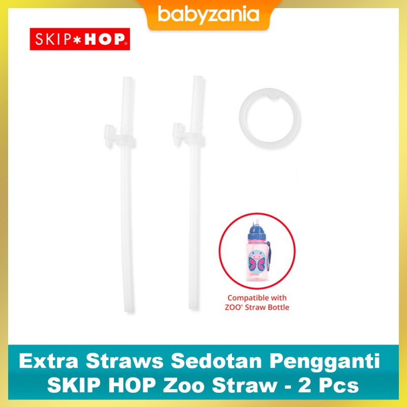 Skip Hop Zoo Extra Straw Sedotan Pengganti untuk Zoo Bottle - 2 Pcs