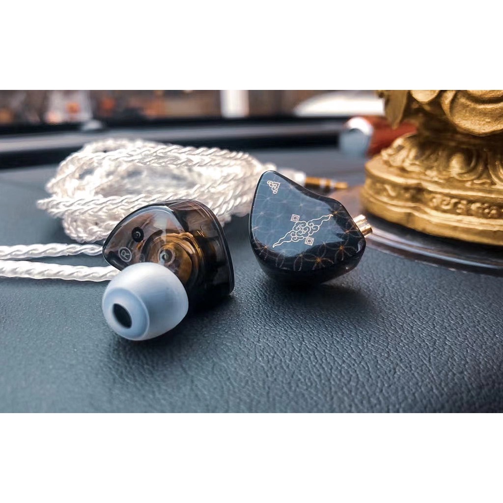 Tangzu WANER Jade Green 10mm Dynamic Driver Earphone IEM Metal Composite Diafragma 0.78 2pin Wan er Dengan Mic