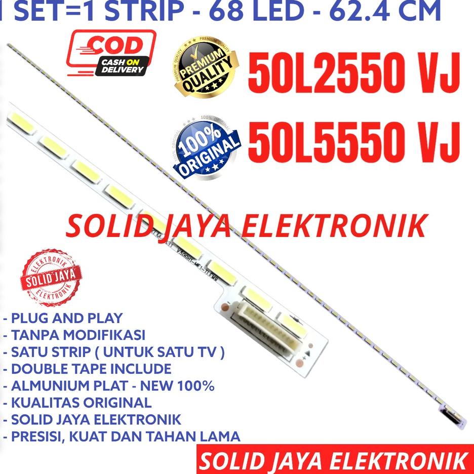 codel2L6x--BACKLIGHT TV LED TOSHIBA 50 INC 50L2550 50L5550 50L2550VJ 50L5550VJ LAMPU BL LIDI STRIP S