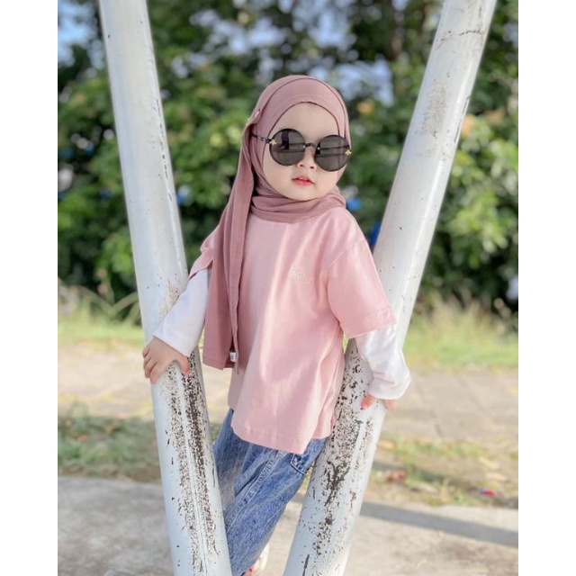 Pashmina Instan Kancing Anak Diandra 1-5 tahun