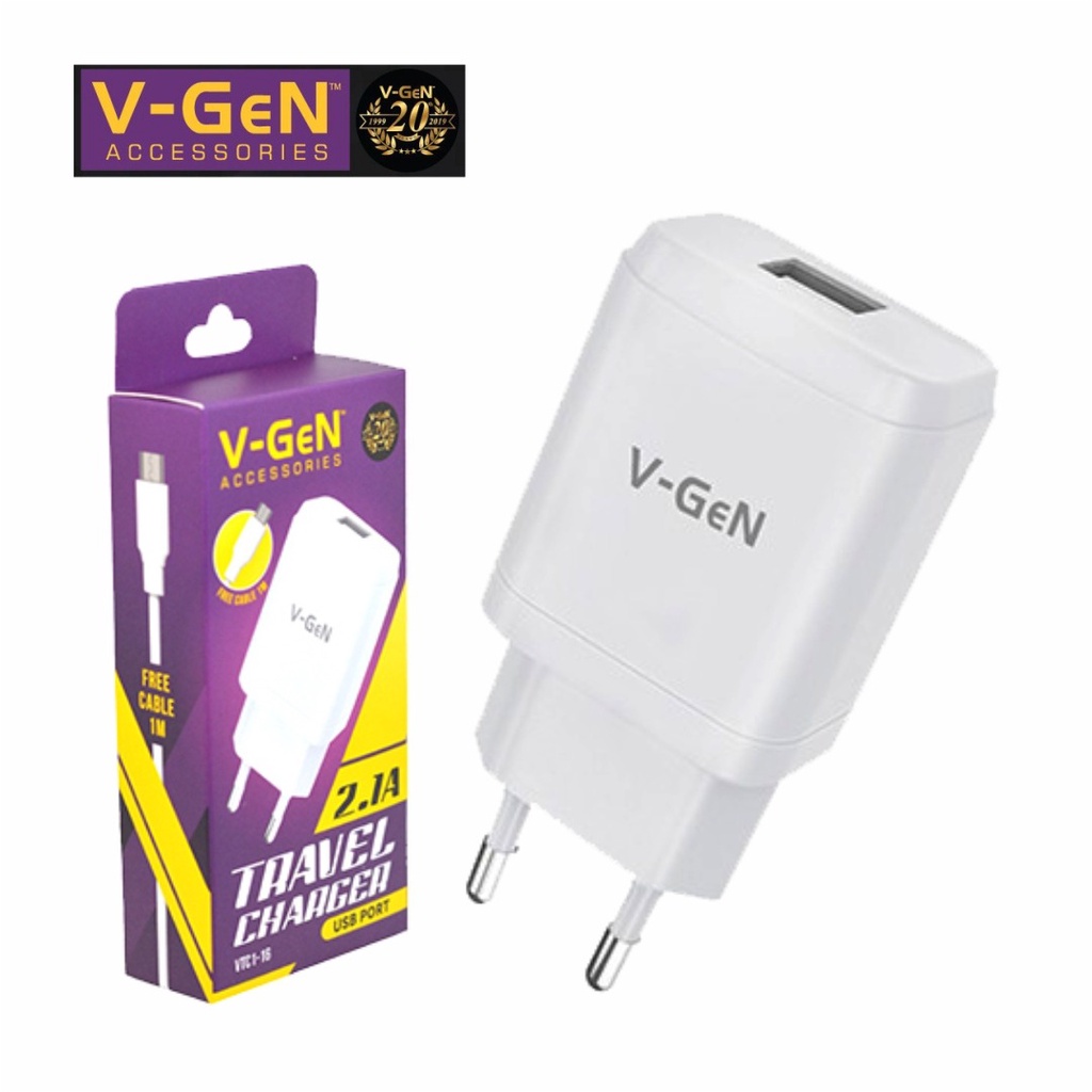 CHARGER V-GEN MICRO 2.1A VTC1-16