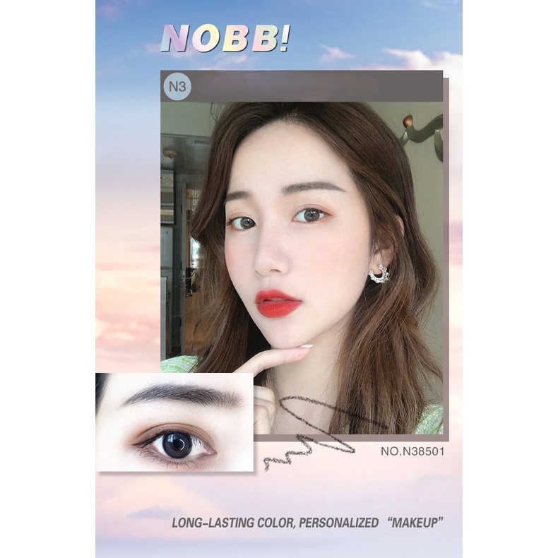 [BPOM] 100% Original NOBB! Trendy Eyebrow Pencil Lasting Color Super Fine Pensil Alis tahan lama anti smudge anti beleber anti keringat anti geser