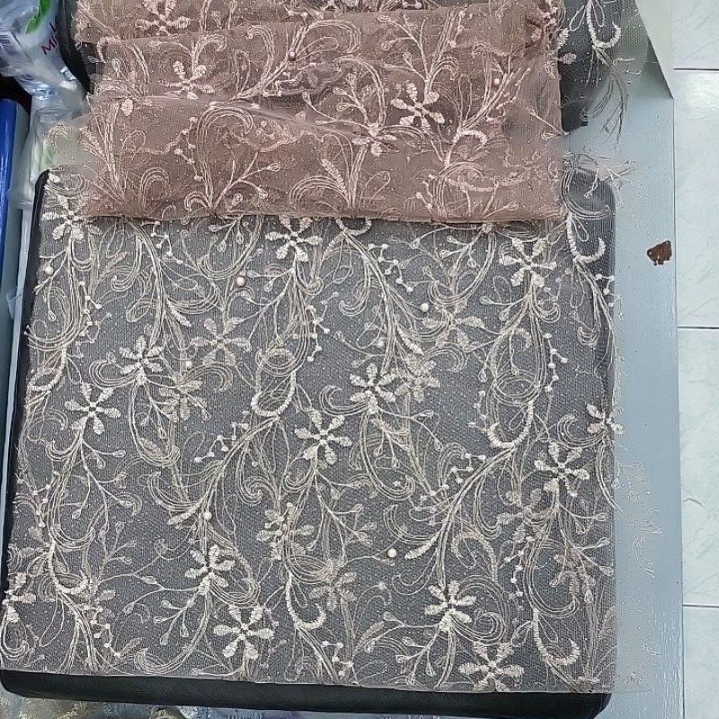 kain tile mutiara gliter murah khusus mocca/coksu edisi vk