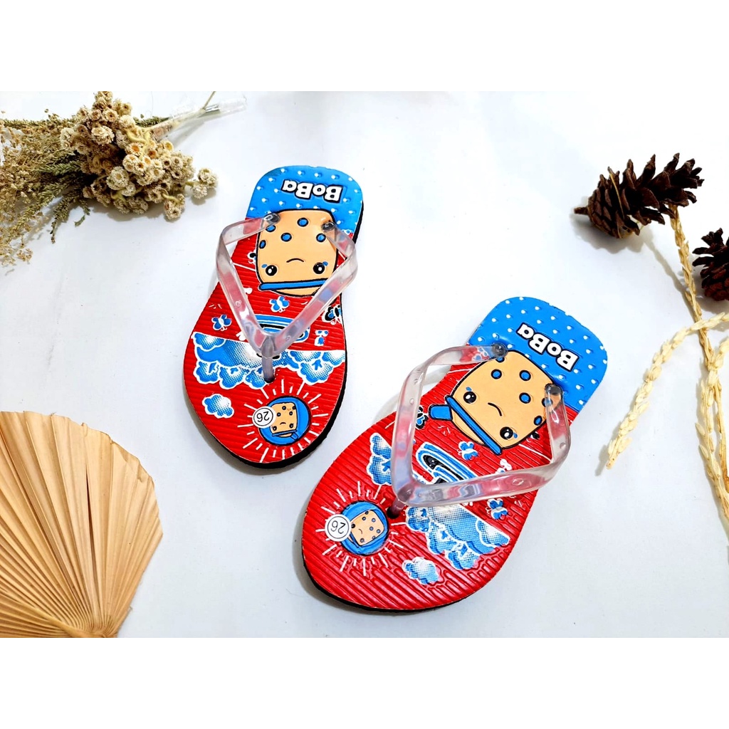 Sandal Anak Perempuan Motif Terbaru Sandal Jepit BOBA