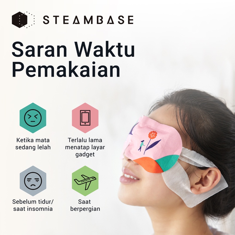 STEAMBASE WARMING EYEMASK - MASKER MATA