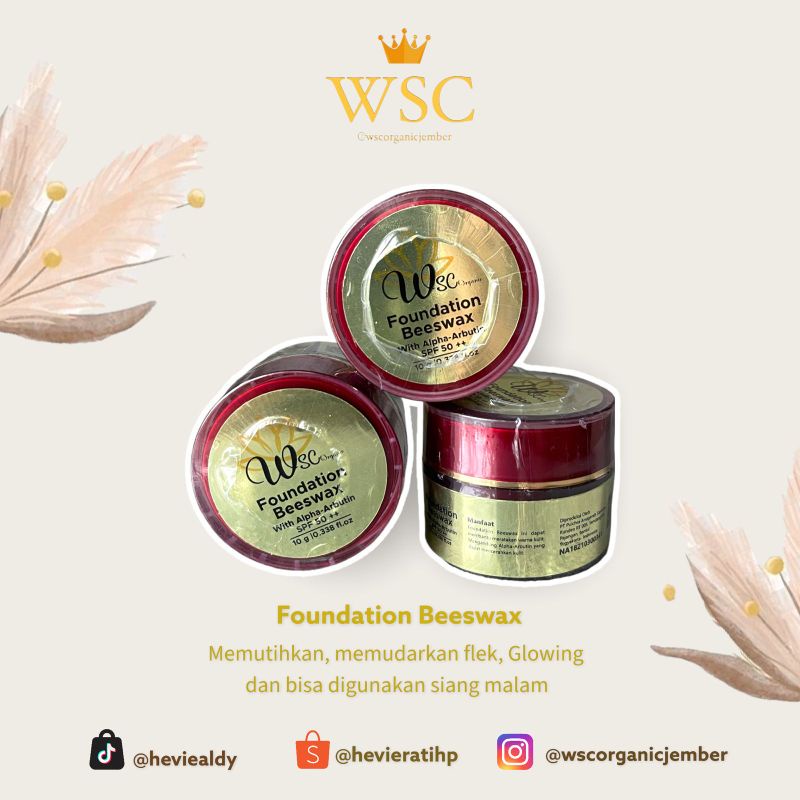 FOUNDATION BEESWAX WSC ORGANIC
