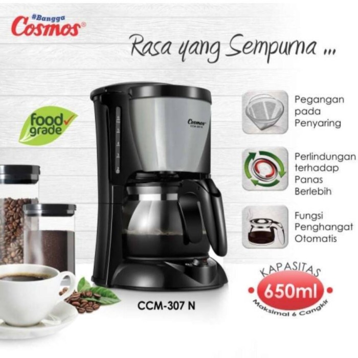 Cosmos Coffee Maker 0.65 Liter CCM 307 N
