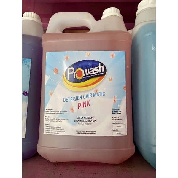 Prowash Deterjen Cair Matic Pink 5L
