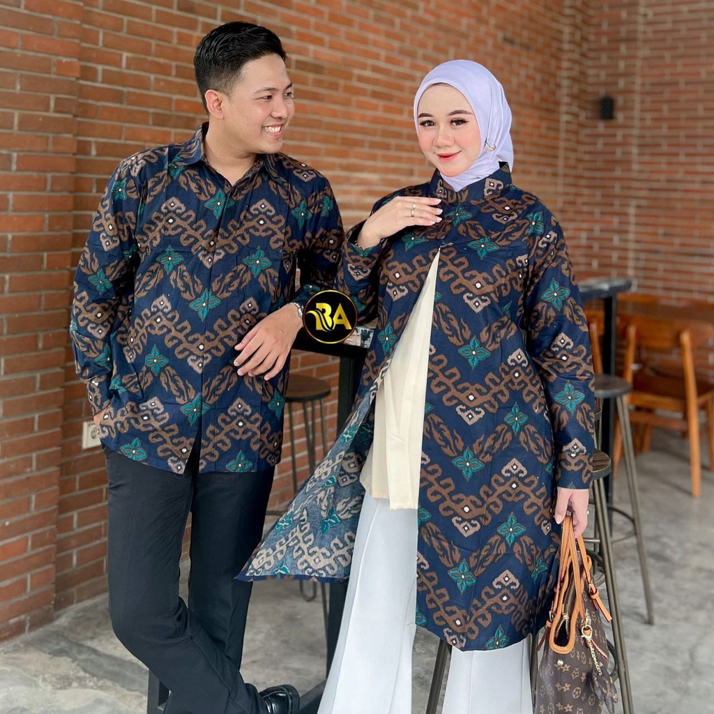 Batik Couple | Batik Couple Modern | Baju Batik Couple | Batik Tunik Couple