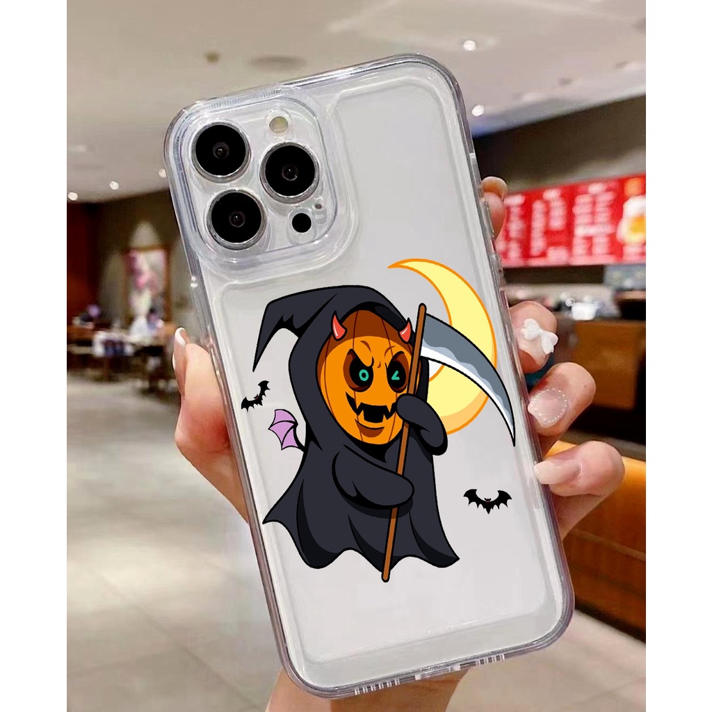 GG03 Softcase Casing Halloween for Oppo A1k A11k A12 A15 A15s A16 A17 A3s A33 A36 A96 A37 Neo 9 A5s A5 A52 A53 A54 A57 A7 A72 A74 A76 A77 A9 A92 A95 Reno 4 4F 5 5F 6 7 7Z 8 8Z Realme U1 U2 2 Pro C1 C2 C11 C21 C21y C30 C31 C33 C35 5 5s 5i C3 Narzo 50a 50i