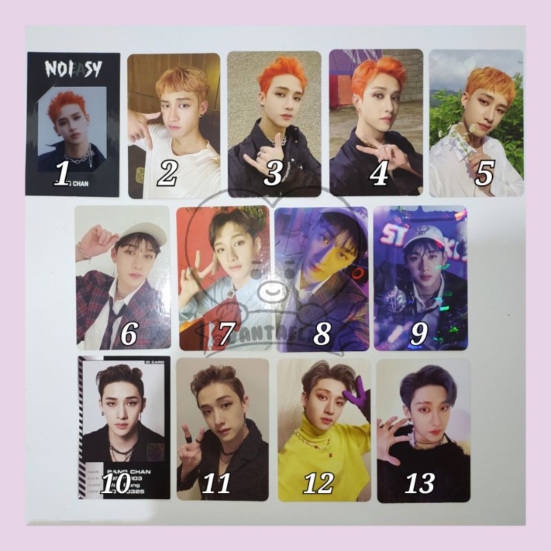[STRAYKIDS] OFFICIAL PC PHOTOCARD BANGCHAN NOEASY CEVEL ODDINARY