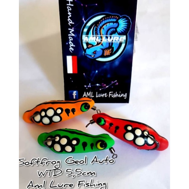 Soft frog geol totol auto wtd 5,5cm/soft frog/lure casting