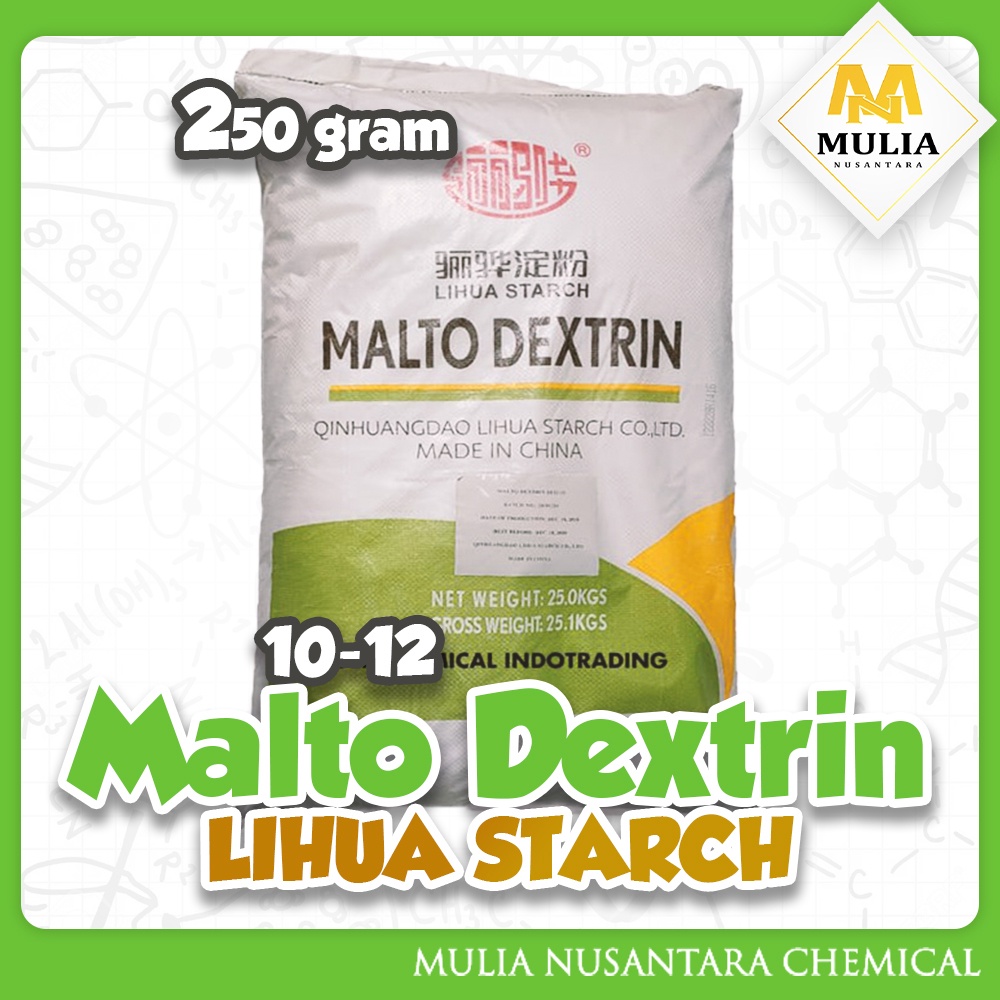 

Malto Dextrin Malto Dekstrin Lihua Starch 10-12, Kemasan 250 gram