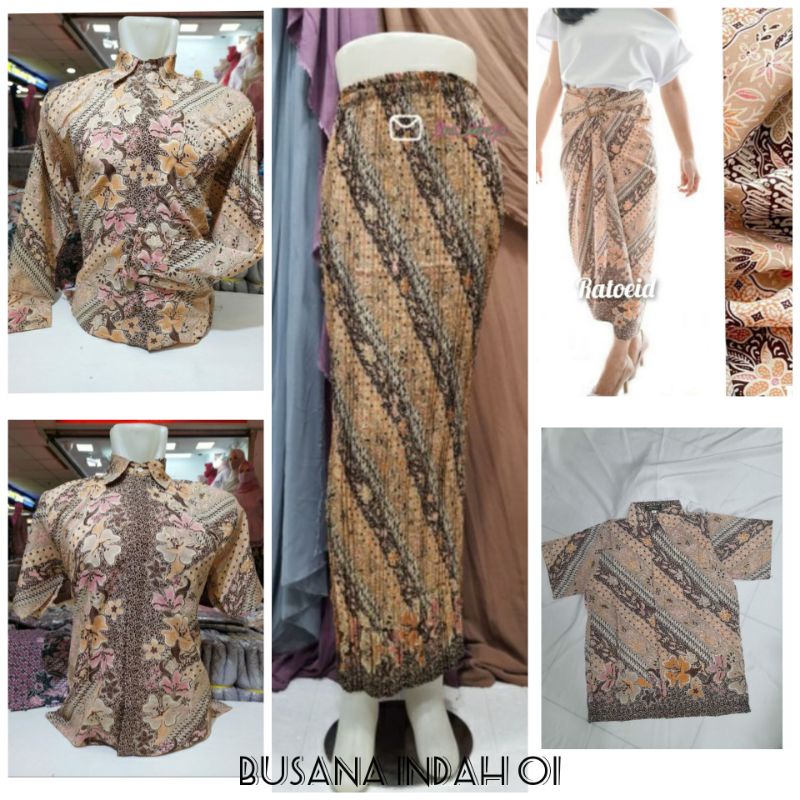 KEMEJA BATIK / SERAGAMAN BATIK / BATIK MOTIF SOFT SALEM