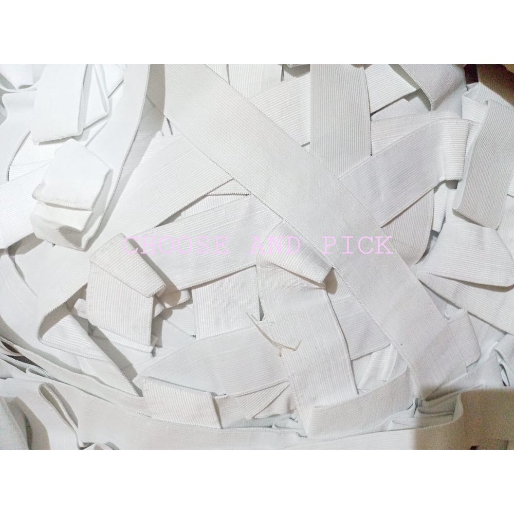 Karet Elastis Kiloan (kg) P4 P5 P10 3/4 1" 2" Ukuran Lengkap Putih / Karet Elastis Kiloan Murah / Ka