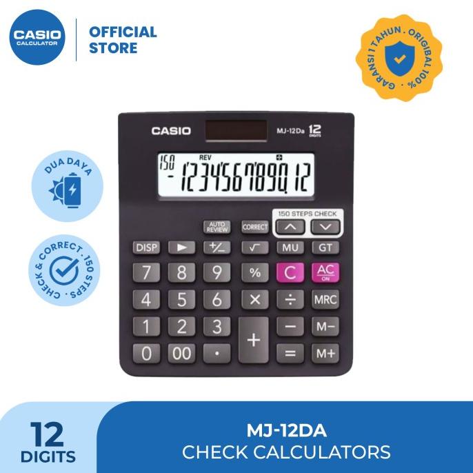 

[COD] Casio Calculator MJ-12Da BIG SALE Kode 501