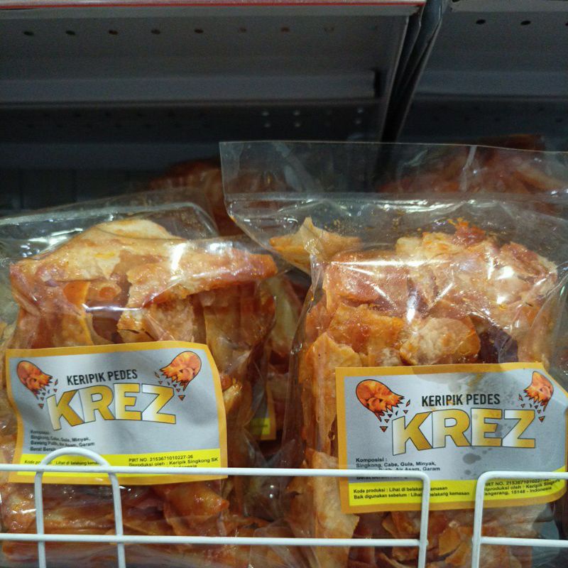 

Keripik Pedas Krez 250gr