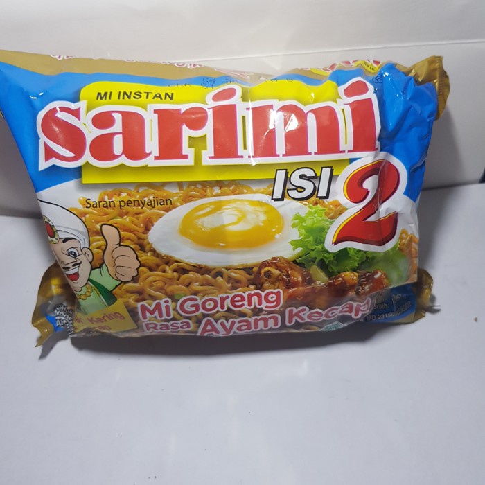 

NEW Mie Instant Sarimi Isi 2 Rasa Ayam Bawang/Goreng Ayam Kecap/Kremes - Ayam Kecap