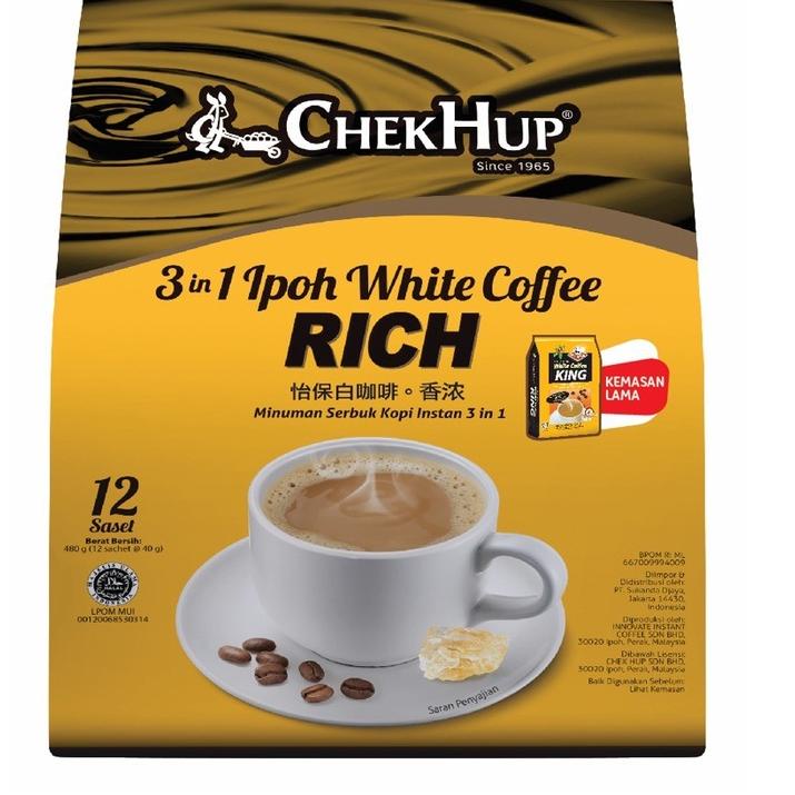 

Terbaru.. Khas Jaya CHEK HUP 3 in 1 Ipoh White Coffee Rich (12 sachet) 9WG