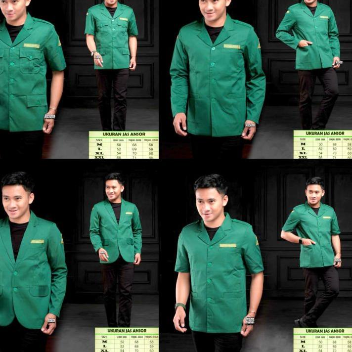 Big Sale BAJU ANSOR JAS BAJU ANSOR PRIA JAS FORMAL JAS NU JAS IPNU JAS ANSOR PENDEK JASKO BATIK  JAZ