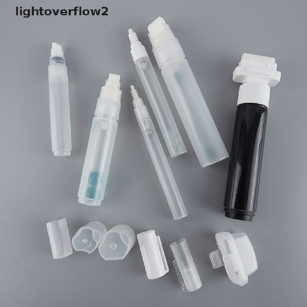 (lightoverflow2) Pena Marker Tinta Cair Kosong 3-30mm Diy