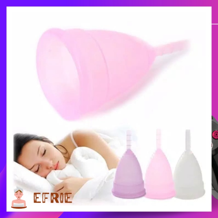 2 PCS SIZE S  L MENSTRUAL CUP MENSTRUASI TAMPON DATANG BULAN MENS HOTSALE