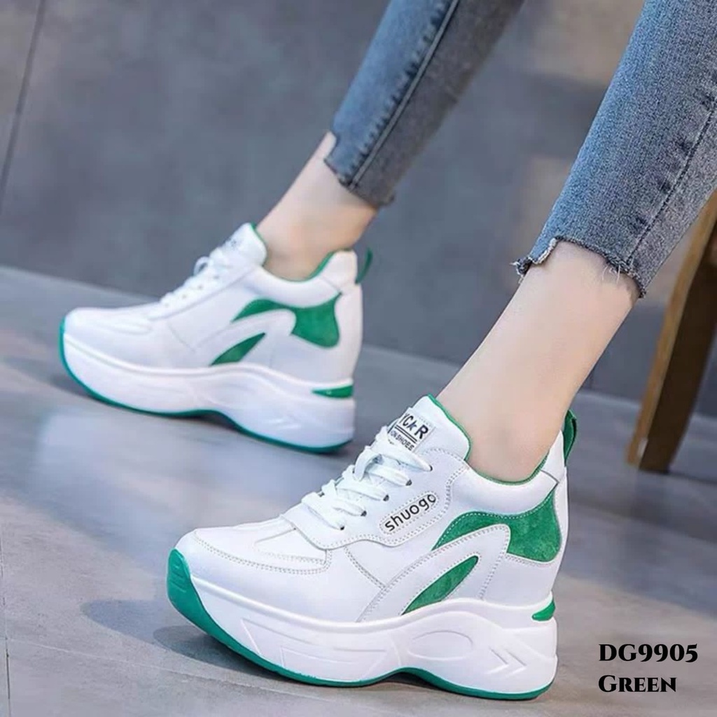 WYN SNEAKERS HIGH WEDGES  FASHION KOREA DG9905