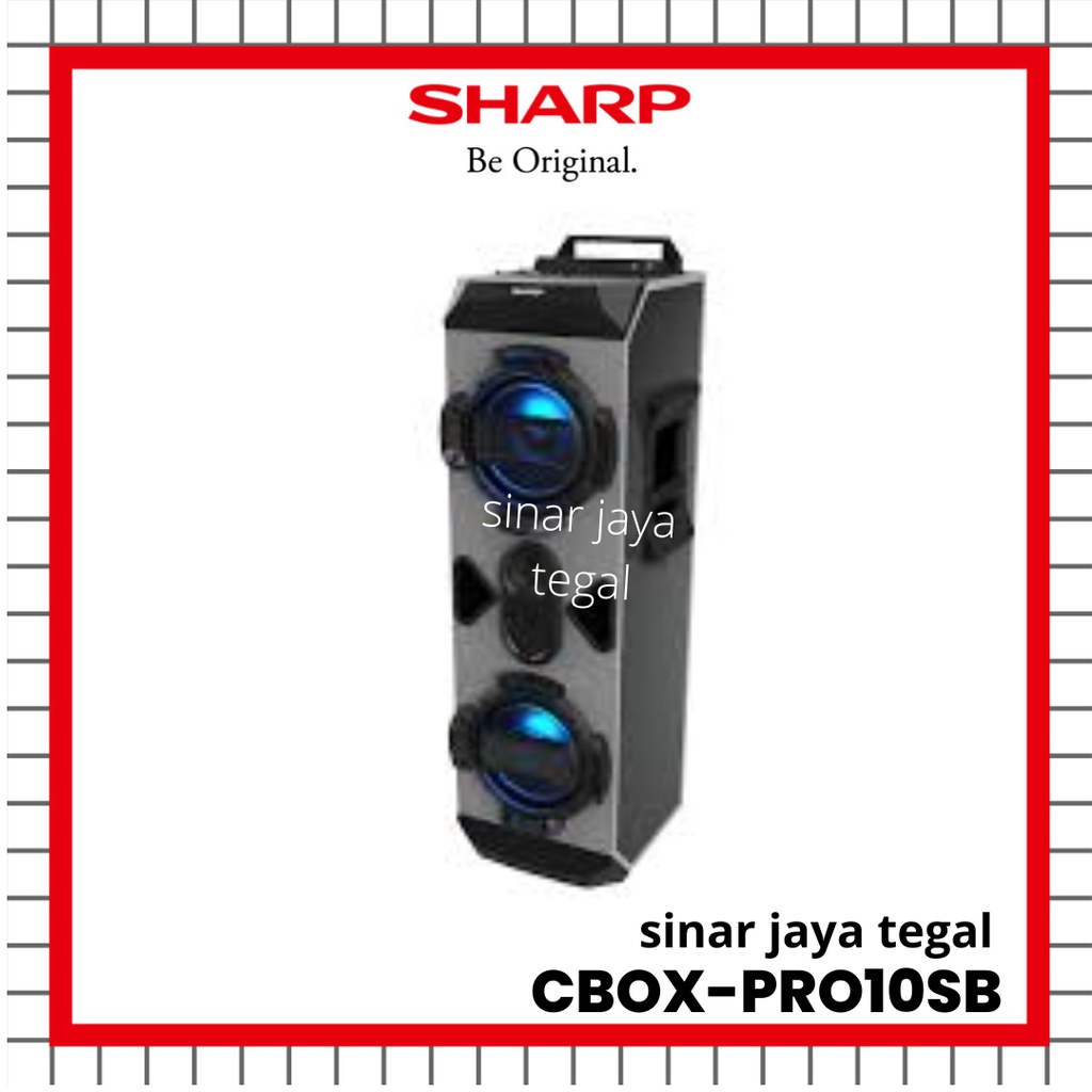 ACTIVE SPEAKER SHARP CBOX-GSPRO10SB / SPEAKER AKTIF CBOX-GSPRO10SB
