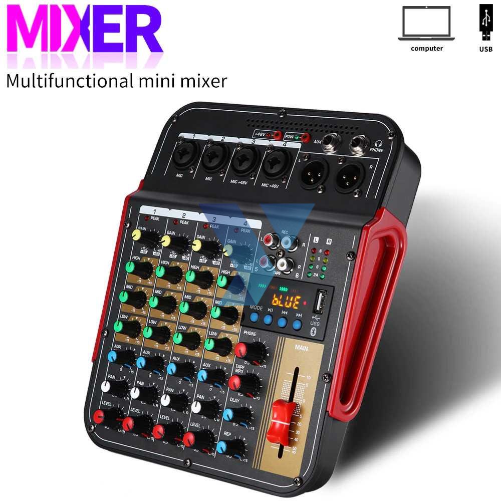 Nsingyue Professional Live Audio Mixer DJ Bluetooth 6 Channel - MX-i6 ( Al-Yusi )