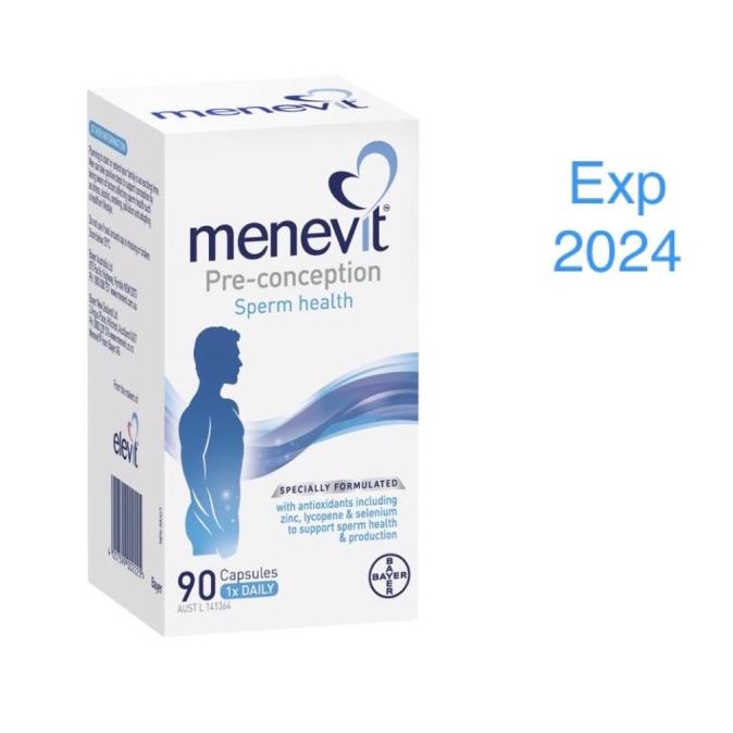 

Promo Menevit Pre-Conception Sperm Health Male Fertility Supplement 90 Caps