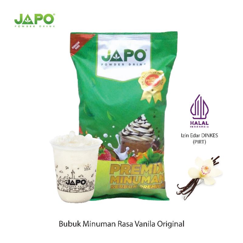

[JAPO] Serbuk Minuman -- Vanila Original (1000gr / 1kg)