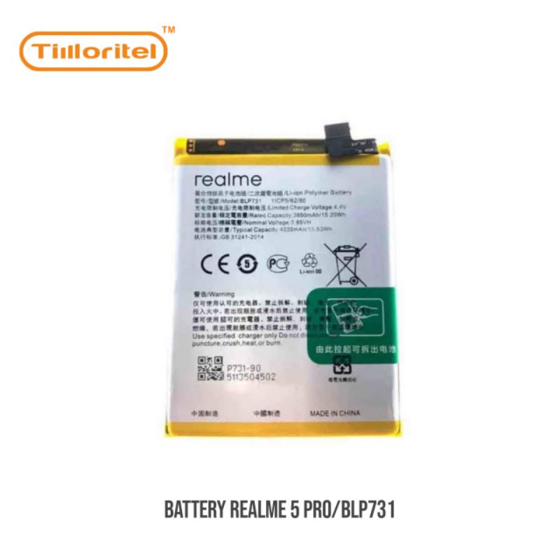 BATTERY REALME 5 PRO/BLP731