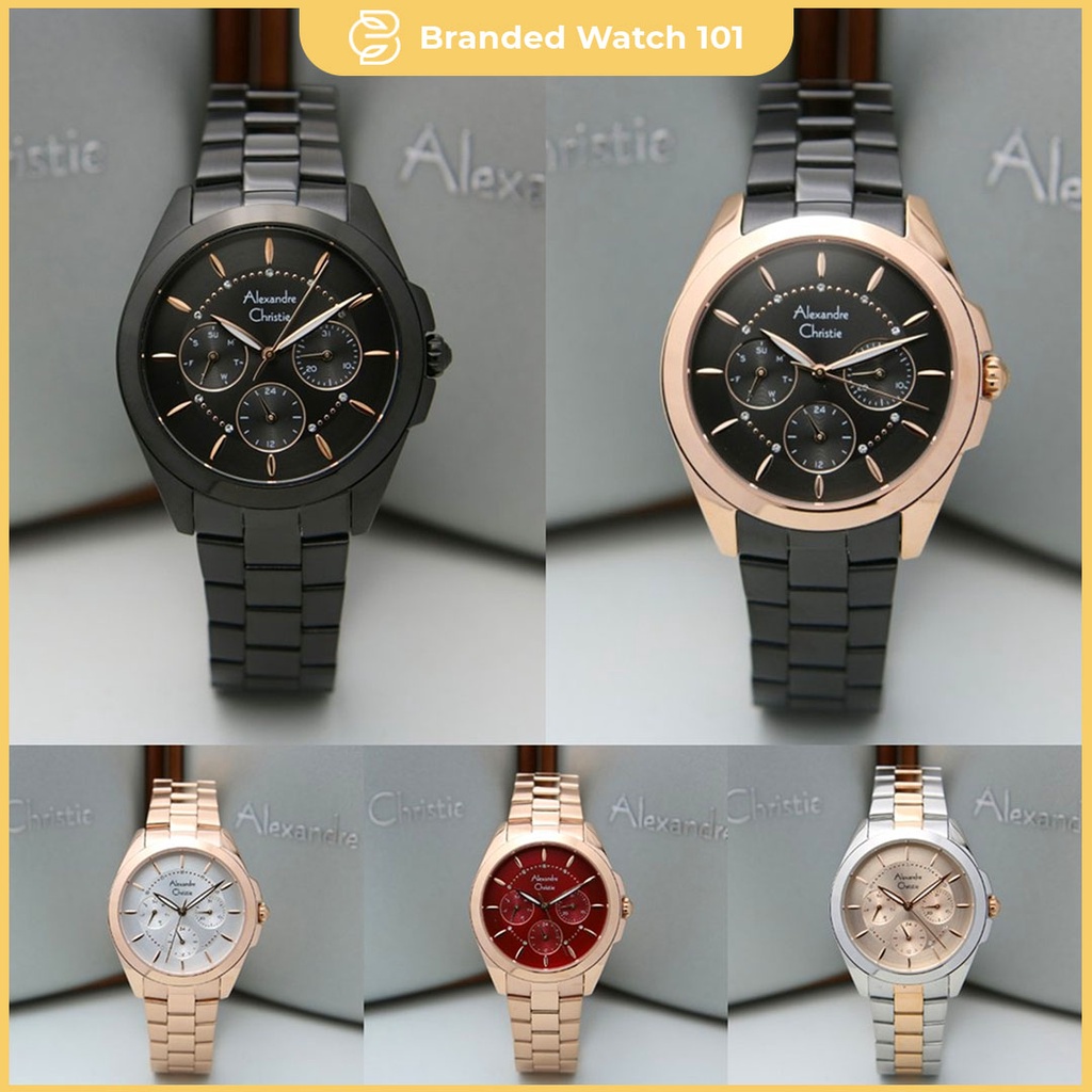 ORIGINAL Jam Tangan Wanita Alexandre Christie AC 2864 / AC2864 / 2864 Garansi Resmi 1 Tahun.