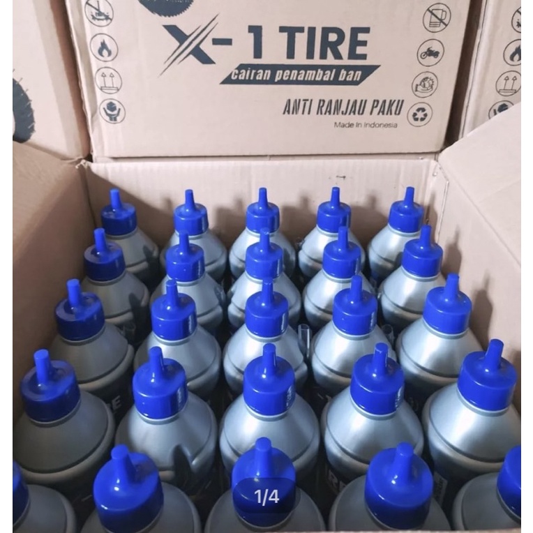 CAIRAN BAN TUBELESS X-1 TIRE 350 ML ANTI BOCOR PREMIUM TERLARIS