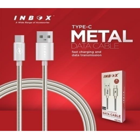 INBOX Kabel Data Fast Charging METAL Lightning / Type-C / Micro Data Cable METAL